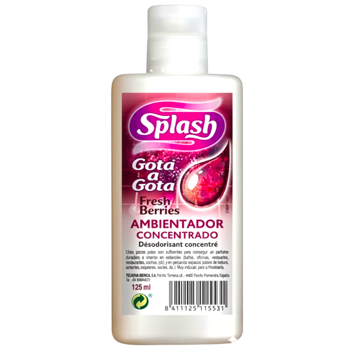Désodorisant concentré Goutte à Goutte Fruits Rouges 125 ml - Splash