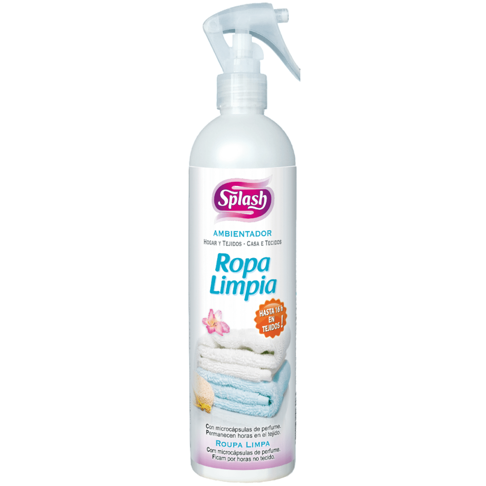 Spray Home & Tissus vêtement propre 400 mL - Splash