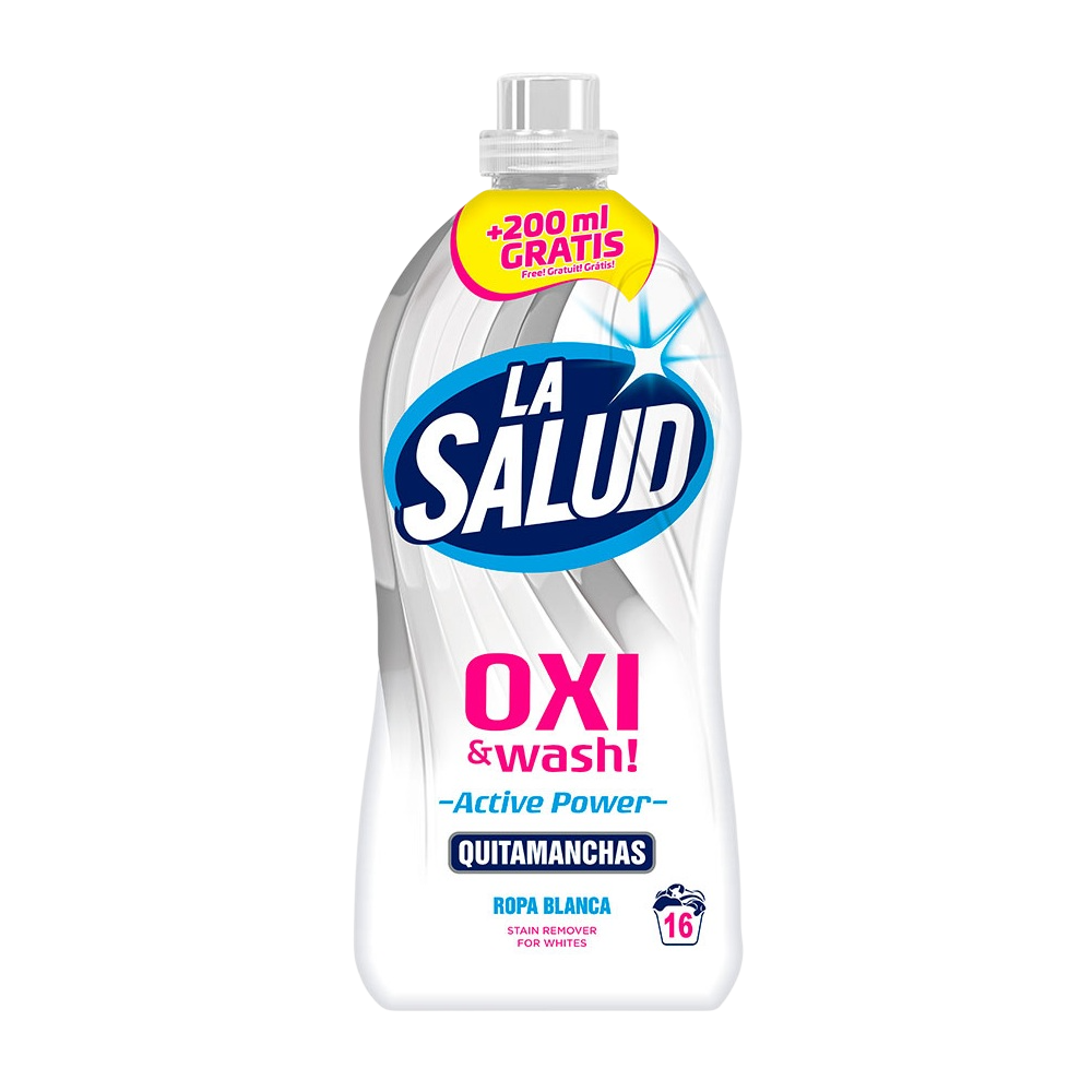 Détachant pour linge blanc 1300 +200ML - La Salud