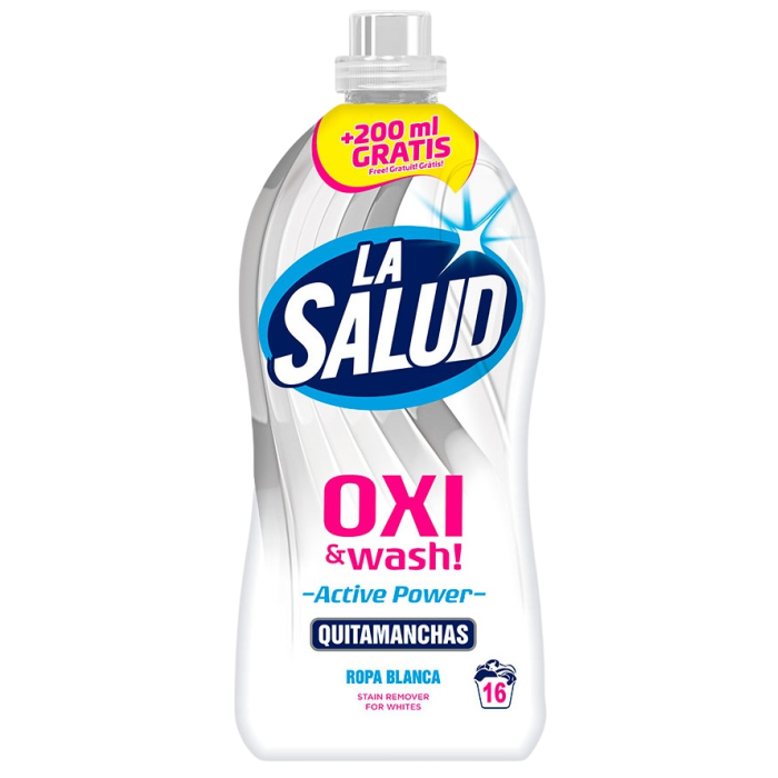 Détachant pour linge blanc 1300 +200ML - La Salud