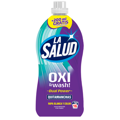 Détachant Double Power liquide  1300 + 200Ml - La Salud