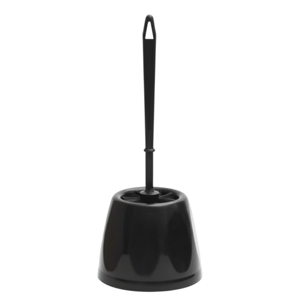 Brosse WC complète noir - Pongal
