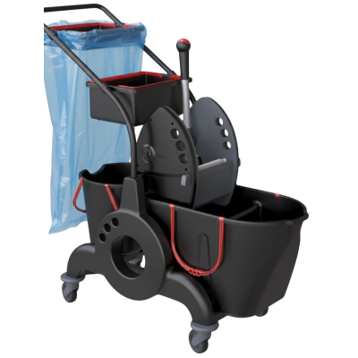 Chariot Giotto avec seau 10+15l Re-use - TWT