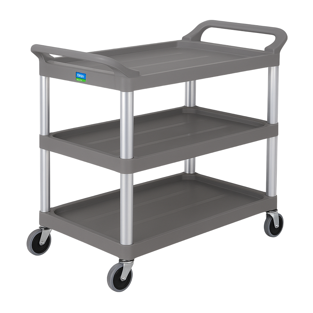 Chariot de service à 3 plateaux - Pongal