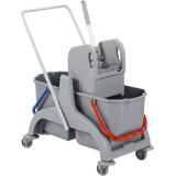 DOUBLE SEAU A PRESSE LITRES GRIS