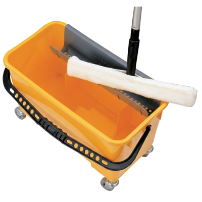 Seau à roulettes pour lave-vitre - Pongal