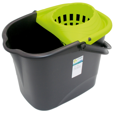 Seau avec essoreur rectangle 14 L - Maya