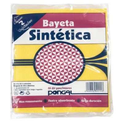 Lot 12 tissus synthétiques  36x40 jaune - Pongal