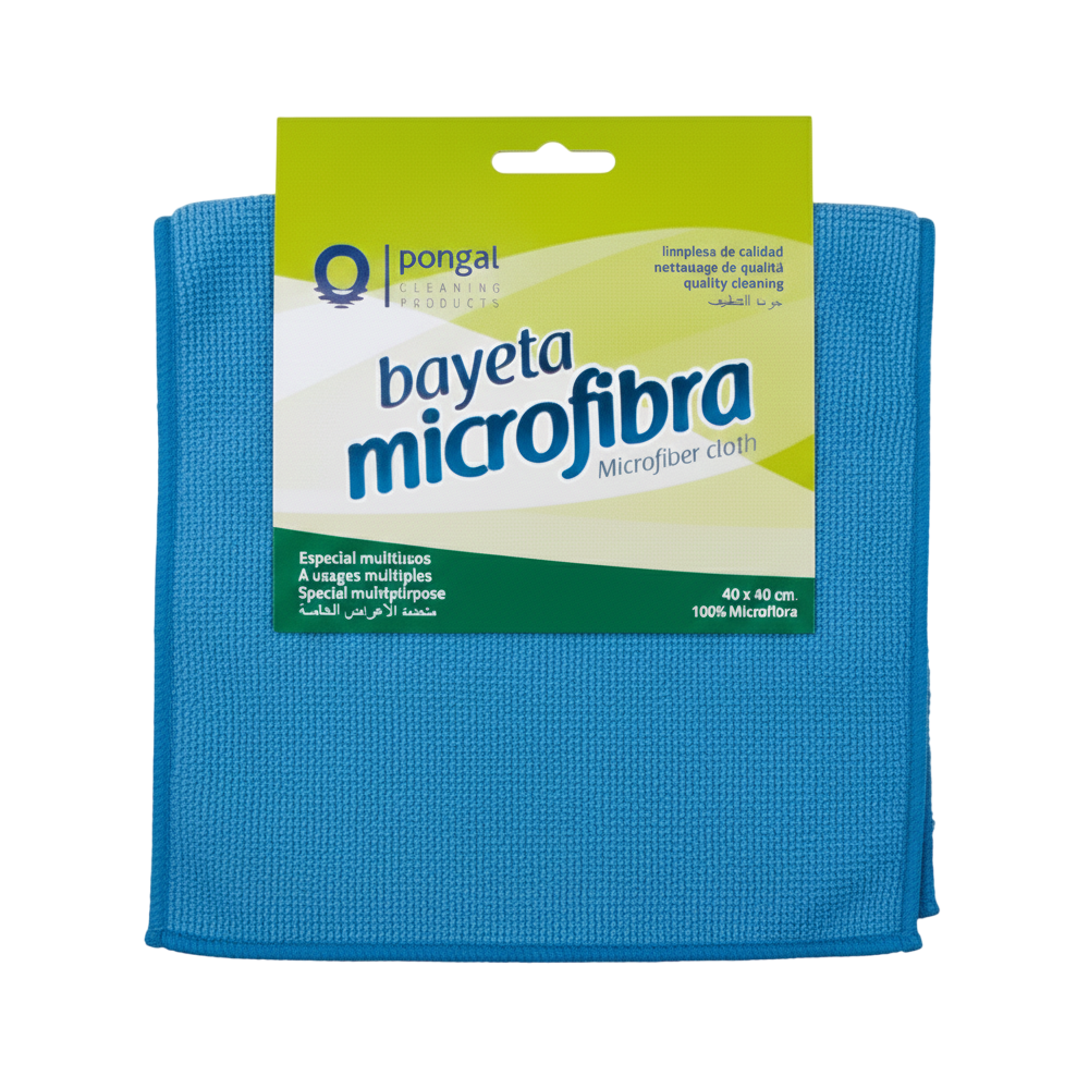 Lot de 6 lavettes microfibre multiusage 40x40, 330 g - Pongal