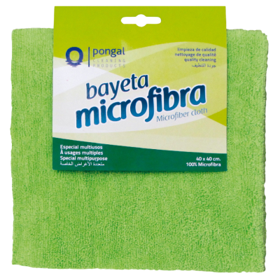 Lot de 6 lavettes microfibre multiusage 40x40, 330 g - Pongal