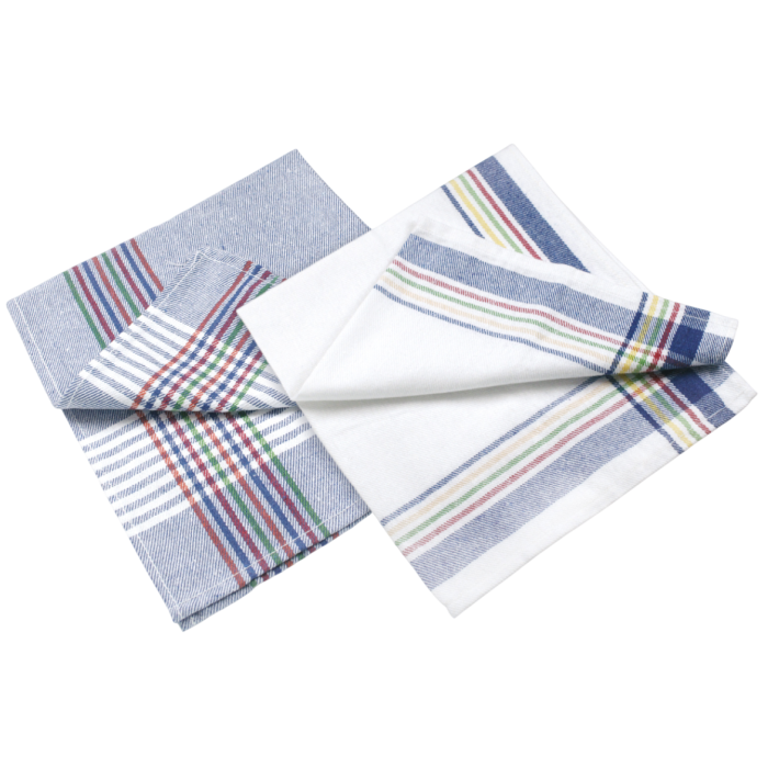 Torchon vaisselle à rayures 55x55 - Pongal