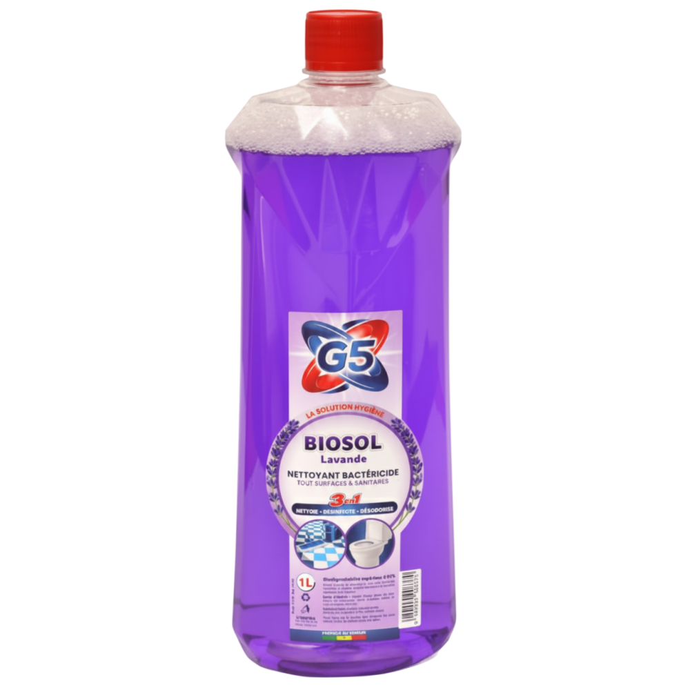 Biosol Nettoyant Bactéricide 1L Lavande - G5
