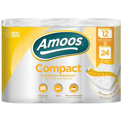 Papier toilette compact - Amoos