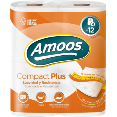 Papier toilette Compact Plus - Amoos