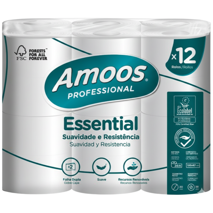 Papier toilette professionnel Essentiel - Amoos