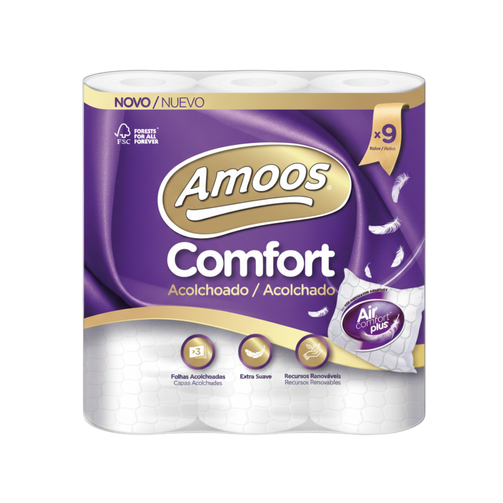 Papier toilette Comfort - Amoos