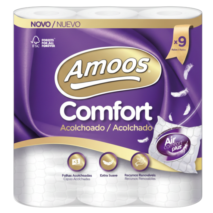 Papier toilette Comfort - Amoos
