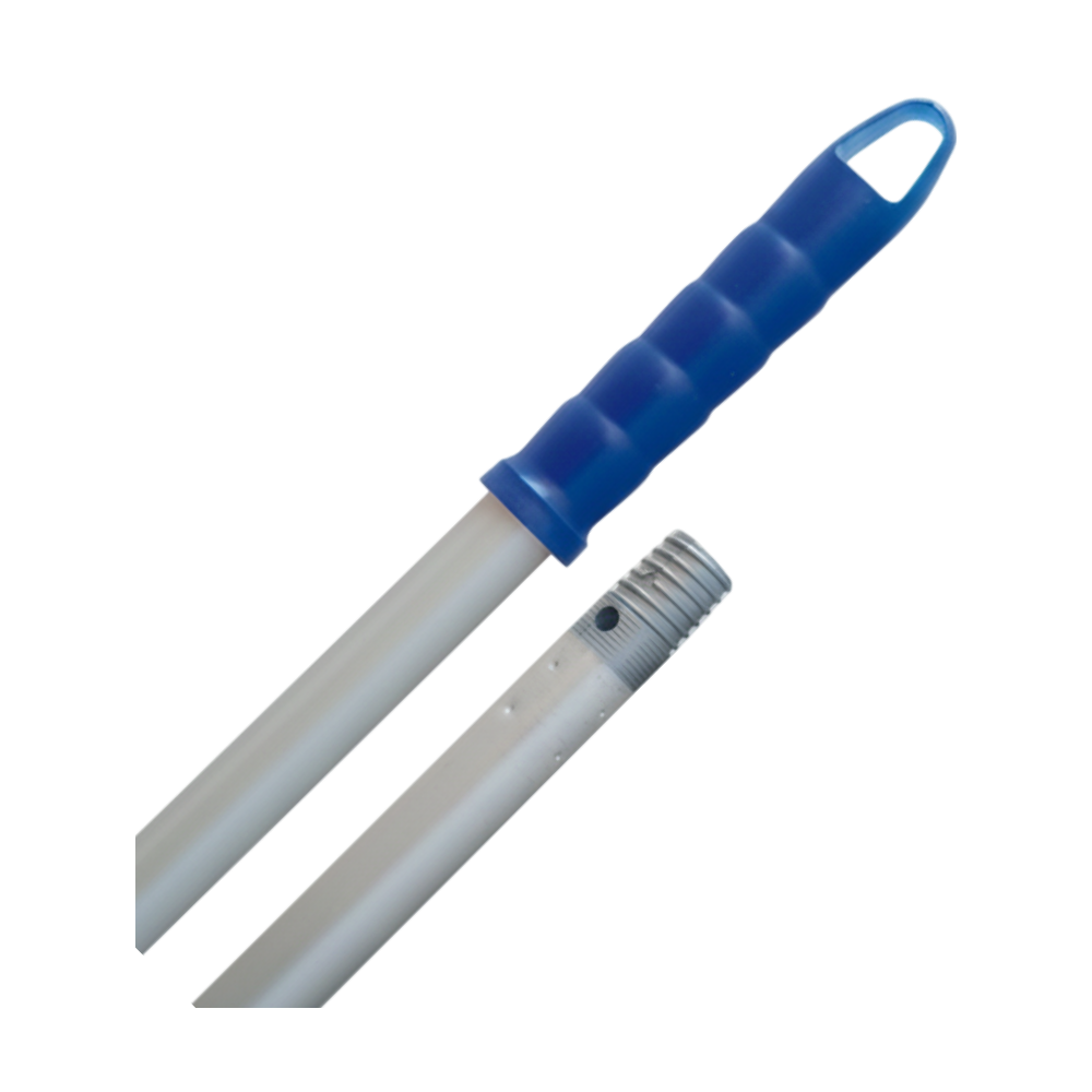 Manche aluminium léger bleu 140 cm double filetage - Pongal