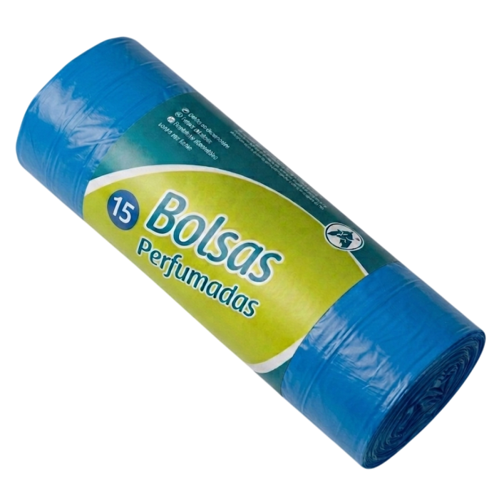 SAC POUBELLE BLEU 15x30L