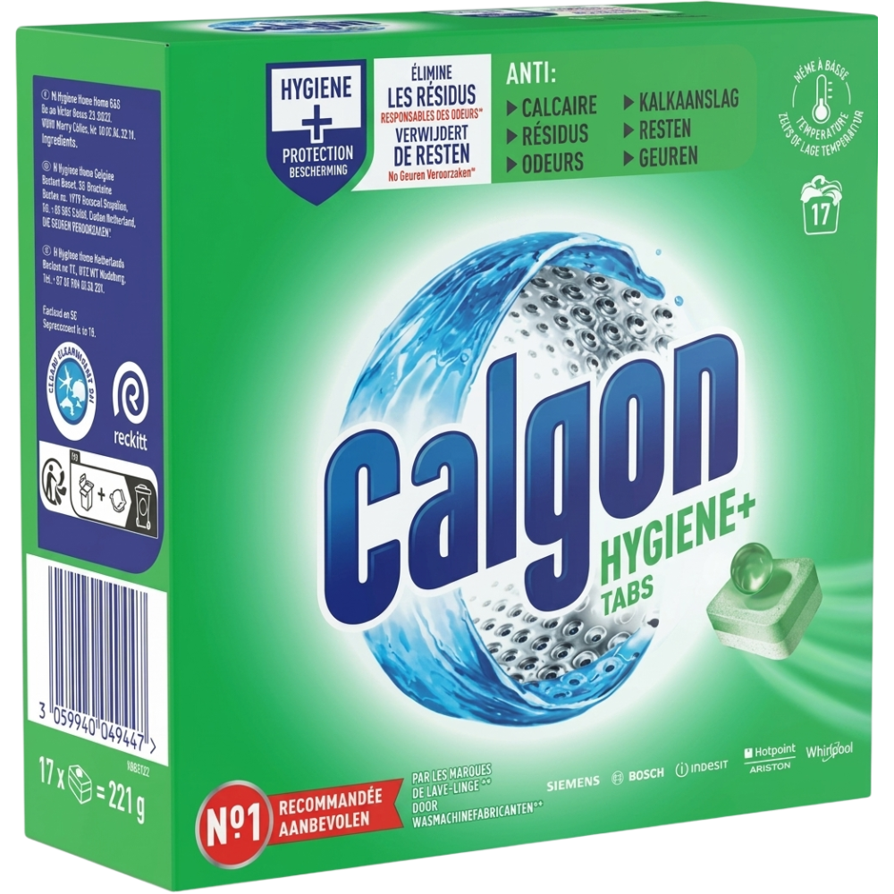 CALGON HYGIENE+ X17 TABS