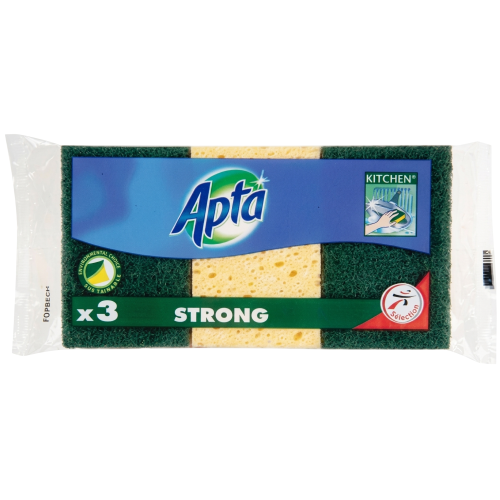 APTA EPONGE GRATTANT VERT X3
