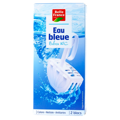 BF BLOC CUVETTE EAU BLEU 2X40G