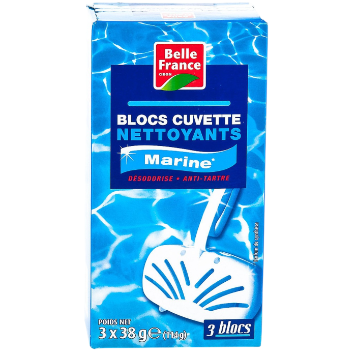 BF BLOCS WC MARINE 3X38G