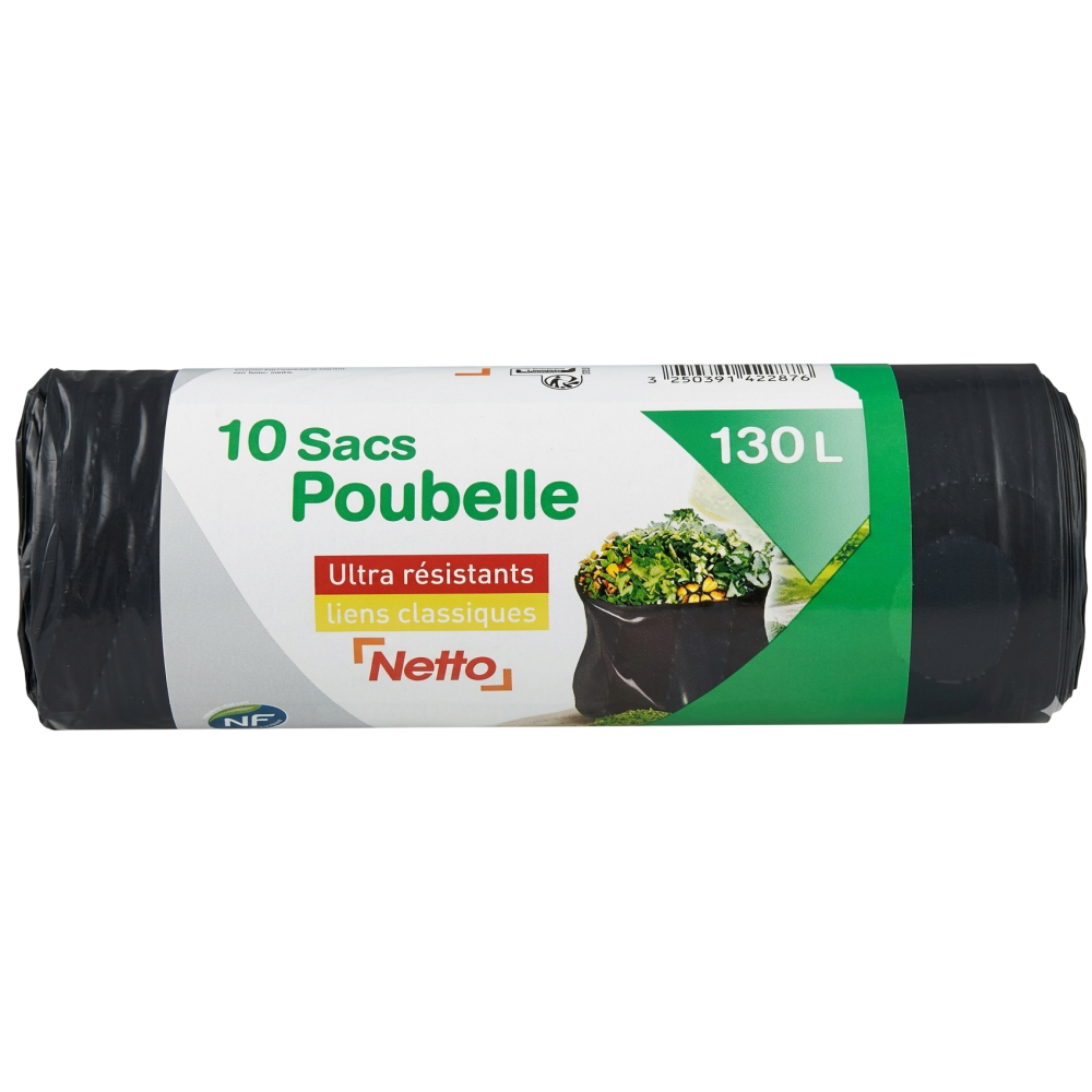 NETTO SAC POUBELLE 130L
